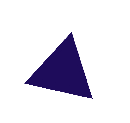 triangle bleu